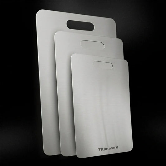 Titanium Cutting Board™ – Non-Porous & Odor-Resistant