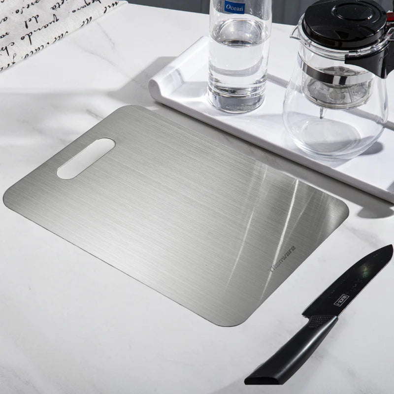 Titanium Cutting Board™ – Non-Porous & Odor-Resistant