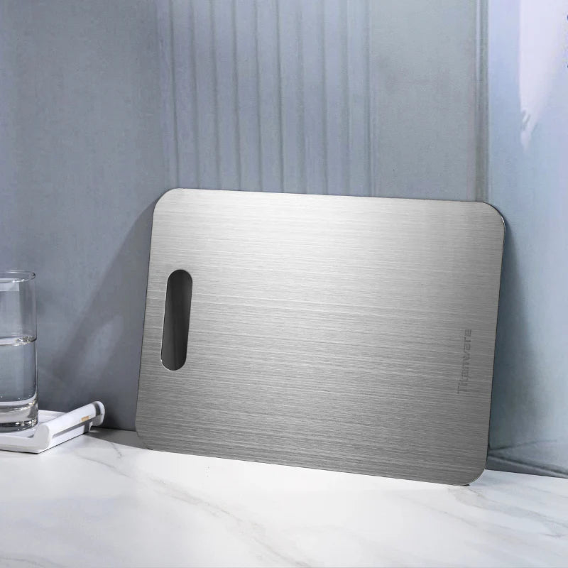 Titanium Cutting Board™ – Non-Porous & Odor-Resistant